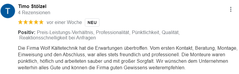 Google Bewertung Nr. 7